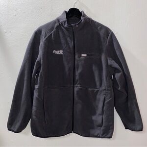 Figs On Shift Fleece Womens XL Full Zip Jacket Nurse Nursing Primaloft AYA Logo